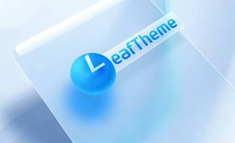 LeafThmem · 轻拟物WordPress主题免费版